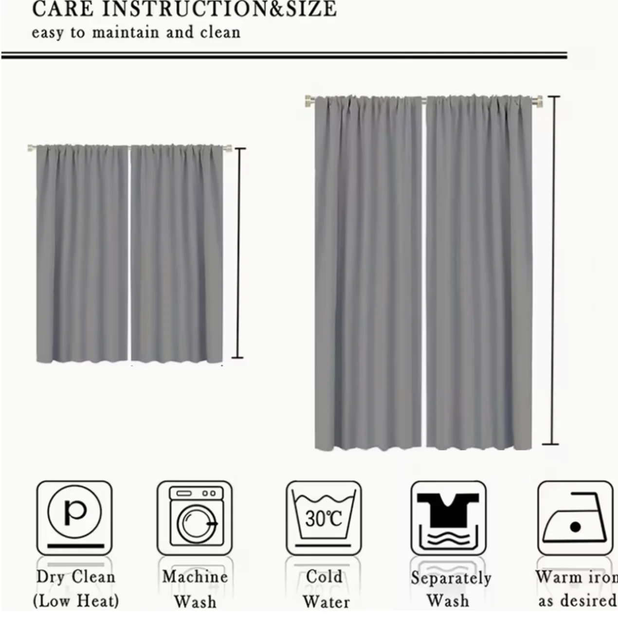 2pcs Window Curtains Elephant Collage Curtains Suitable for Living Room, Bedroom, Kitchen, Bathroom, Home Decor, Room Decor