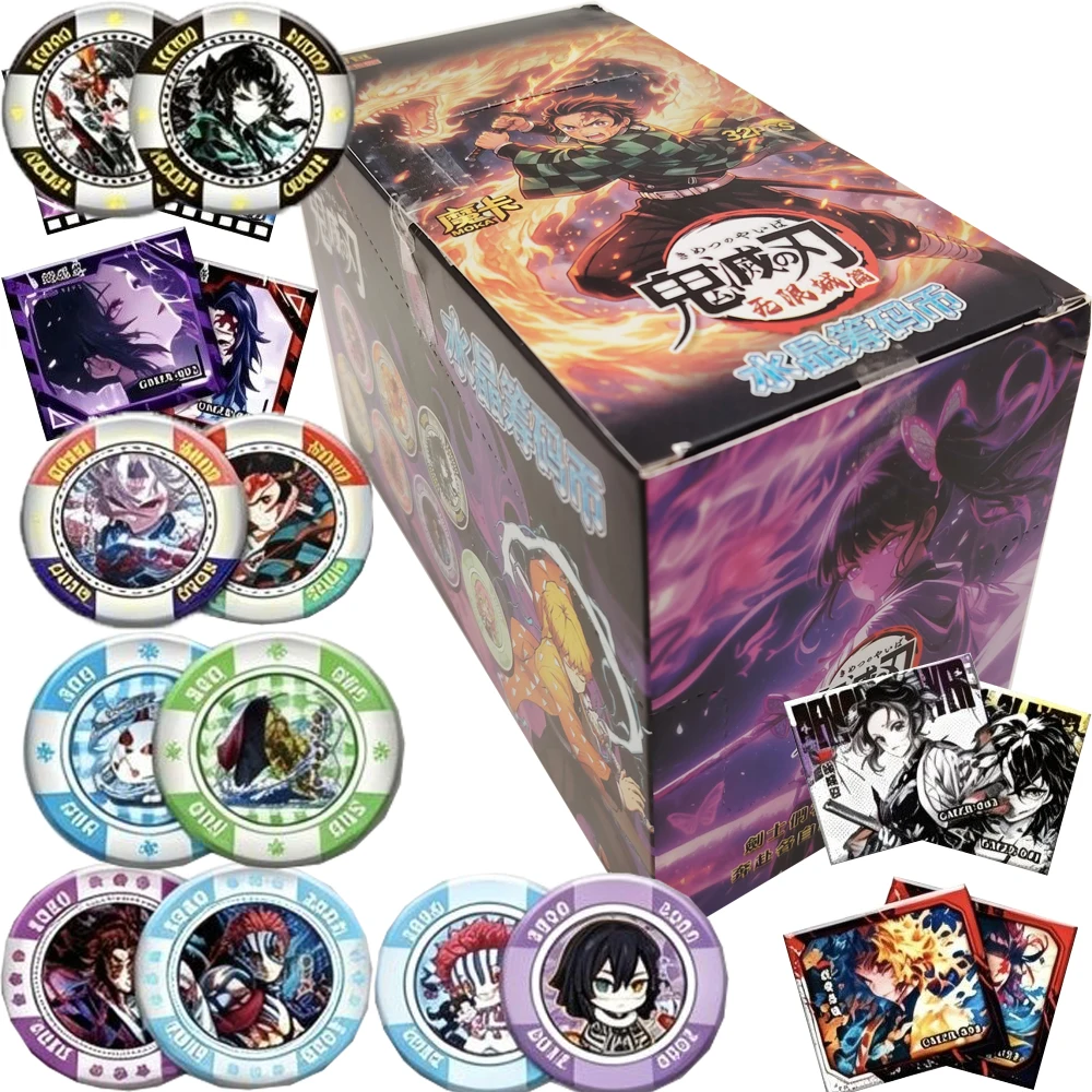 collezione-di-carte-da-poker-anime-giapponese-demon-slayer-adesivi-creativi-e-raffinati-con-protagonisti-classici-regali-per-hobby-dei-bambini