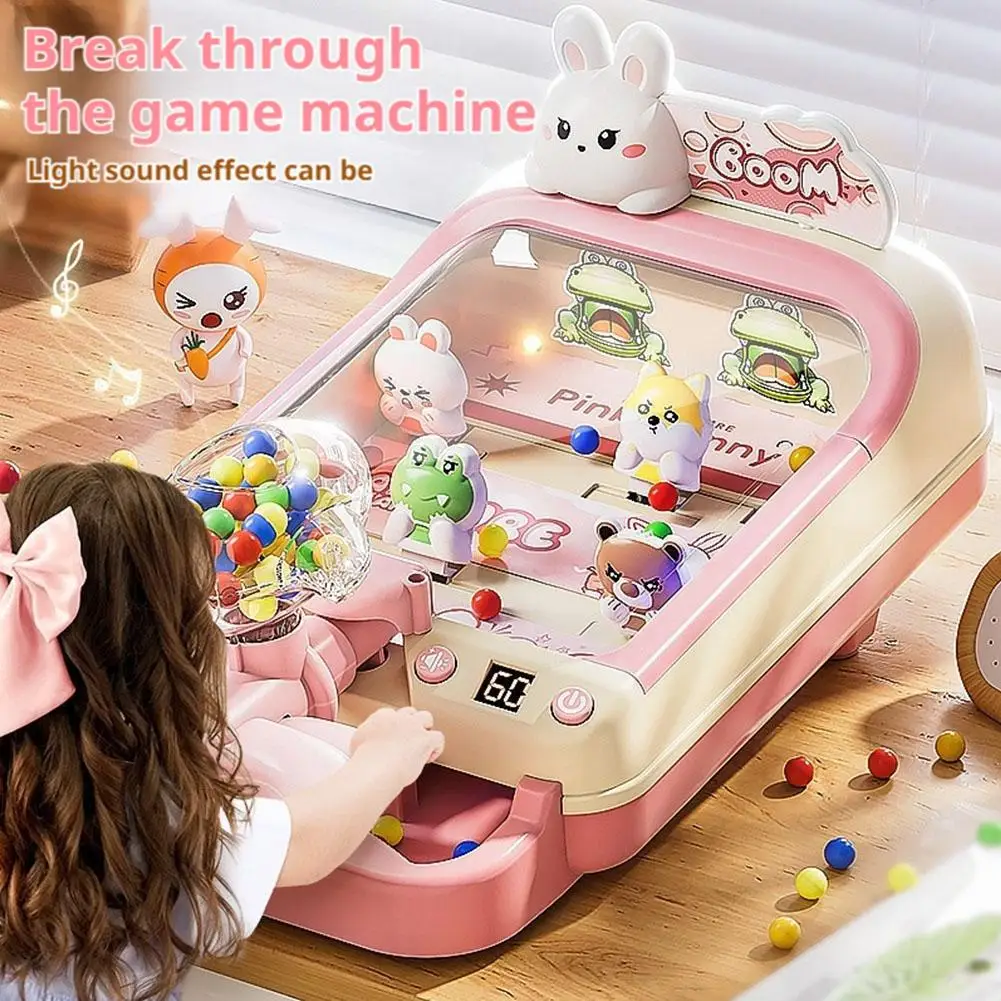 恐竜ピンボールマシンテーブルゲームボードシューティングゲーム幼児ボードバニー犬教育インタラクティブ電子パズルおもちゃ