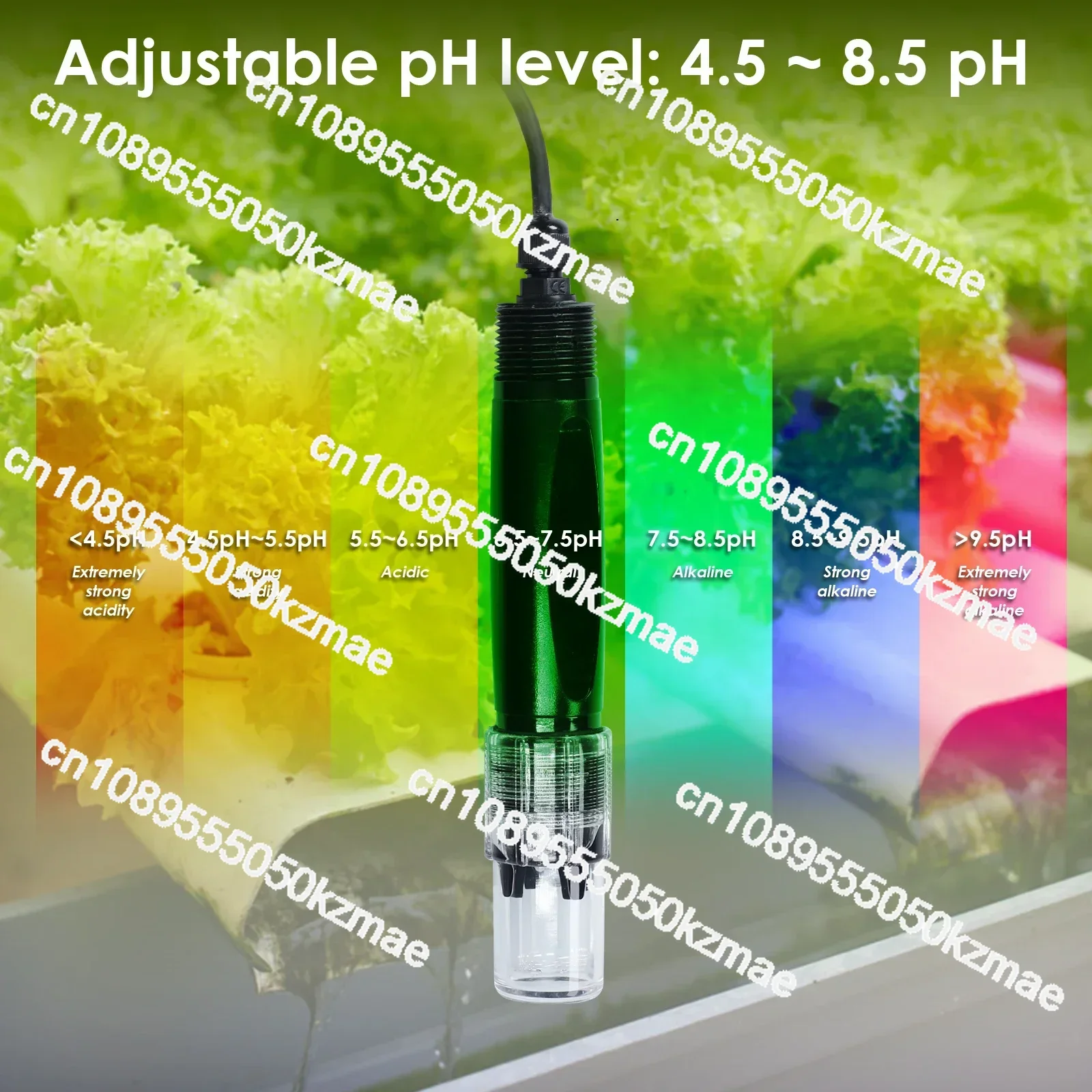 متوفر PHC-402 وحدة تحكم مقياس درجة الحموضة مع/قراءات درجة الحرارة وظيفة التتابع المزدوج لخلطات المغذيات المائية وأحواض الأسماك #5