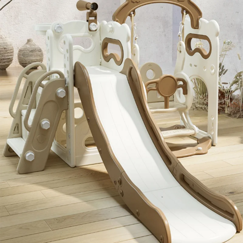 Slide for children's indoor use, multifunctional slide swing combination, thickened small amusement park, baby toy for children