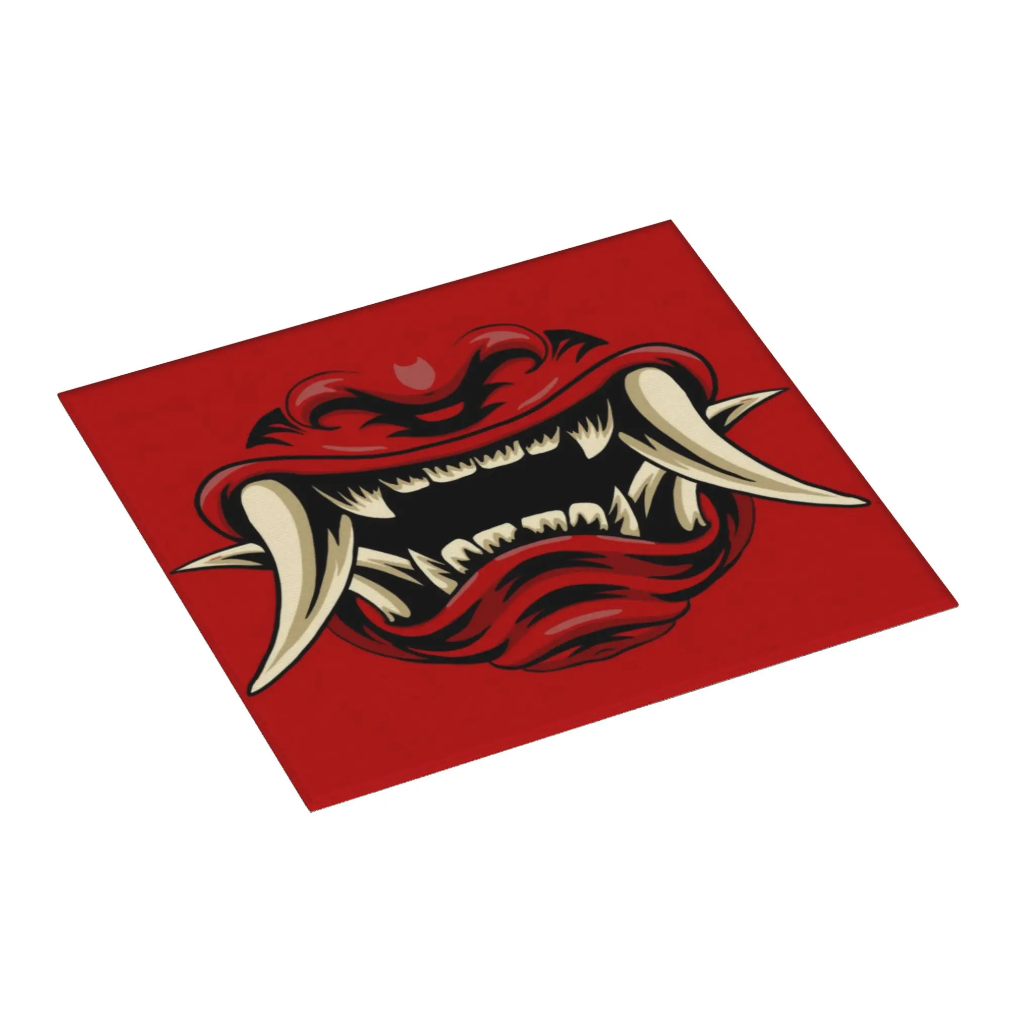Drying Mat For Kitchen Oni Japan Samurai Demon Water Absorbent Halloween Hanya Tattoo On Slip Kitchen Counter Protector Mat