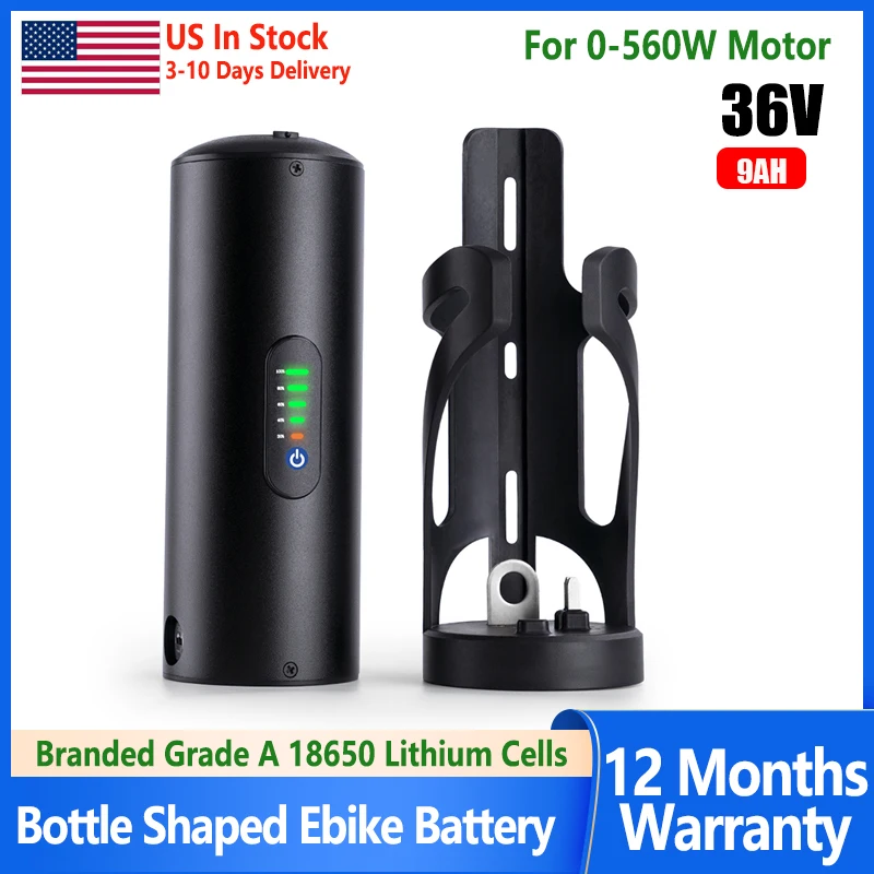 

Bottle eBike Battery 36V 9Ah 18650 Cell Electric Bicycle Battery for Bafang 500W 350W 250W Electric Bicycle Motor Free Shipping