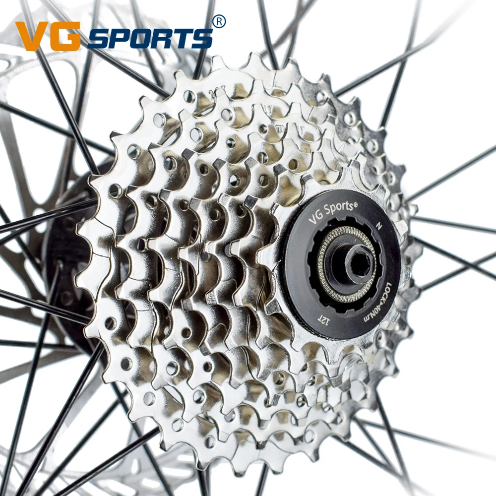 AliExpress 1pc VG Sports 7 Speed Road Bike Cassette 12-28T/32T Silver Color Bicycle Freewheel Sprocket Cogs 7s Bike Accessories Bike Parts