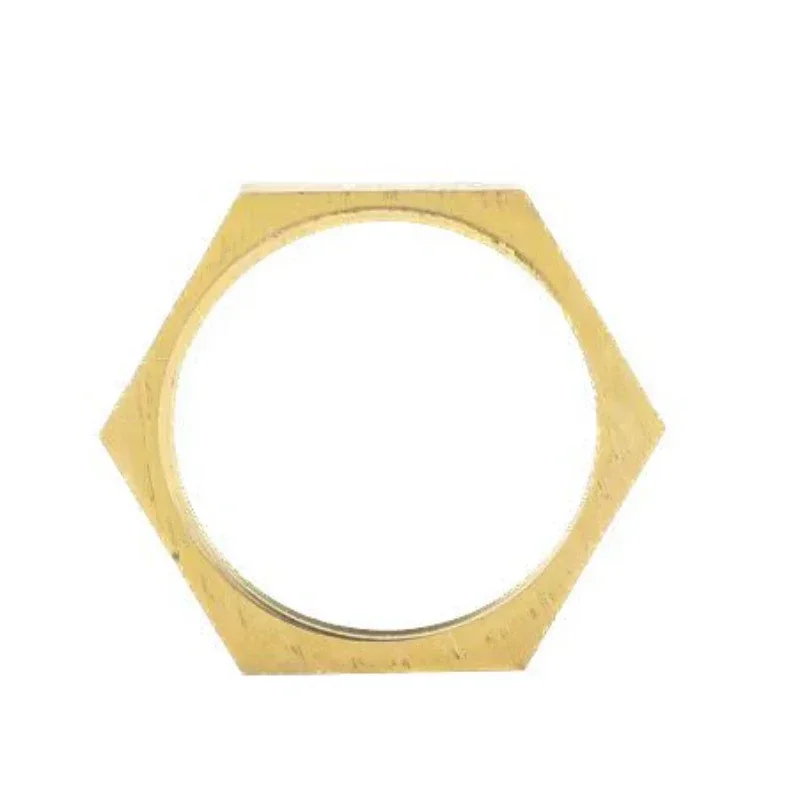 Brass Hex Lock Nuts Pipe Fitting M10 M12 1/8\