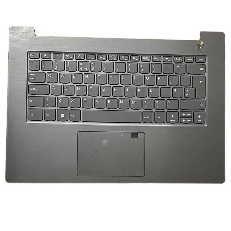 Laptop Palmrest Touchpad Cover, Reino Unido, teclado espanhol, apto para Lenovo V330-14IKB, V330-14ARR, 5CB0Q64381, 5CB0Q64422, latim, novo