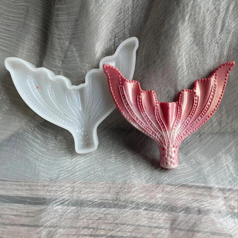 

Силиконовая форма для декора тортов «Хвост русалки» (YU) – для украшения тортов и кондитерских изделий в виде морских животных