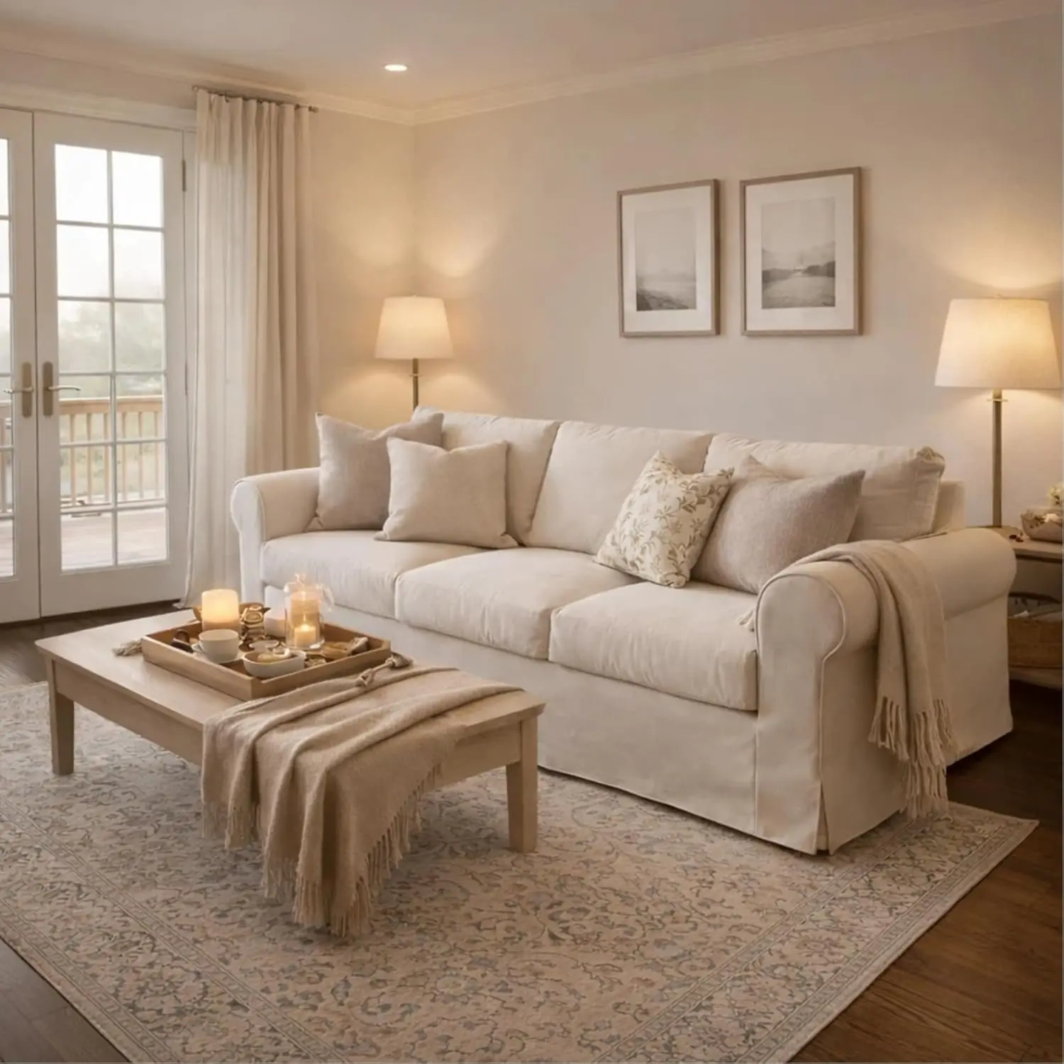 89" 3 Seater Sofa F…