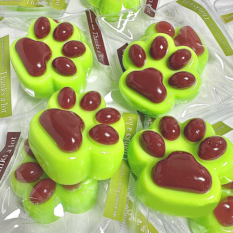 Cat Claw Toy Kawaii Ultra Soft Silicone Chocolate Big Slow Rebound Decompression Pinching Reduce Stress Kids Gift