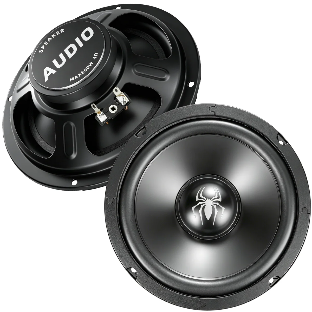 1 PC 4/5.25/6.5 Inch Midrange Bass Speaker Peak 800W 4 Ohm Car Speakers For Car Seat Hifi System Home Movie Theater Cushions
