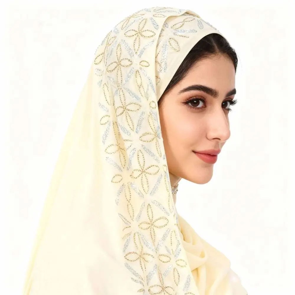 New Chiffon Muslim Instant Turban Solid Color Full Cover Turbans Head Breathable Plain Hijab