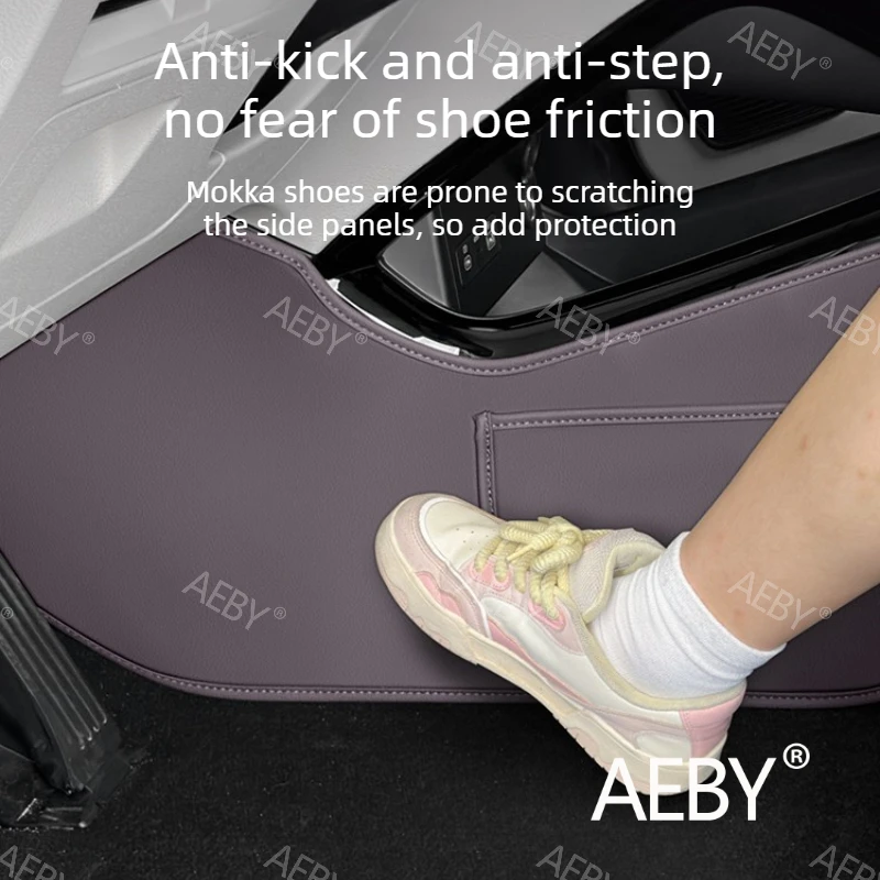 

For BYD Seal U DM-i 2023-2025 Center Console Kick Pad,Non-Slip Center Console Guard,Anti-scratch dashboard side protector