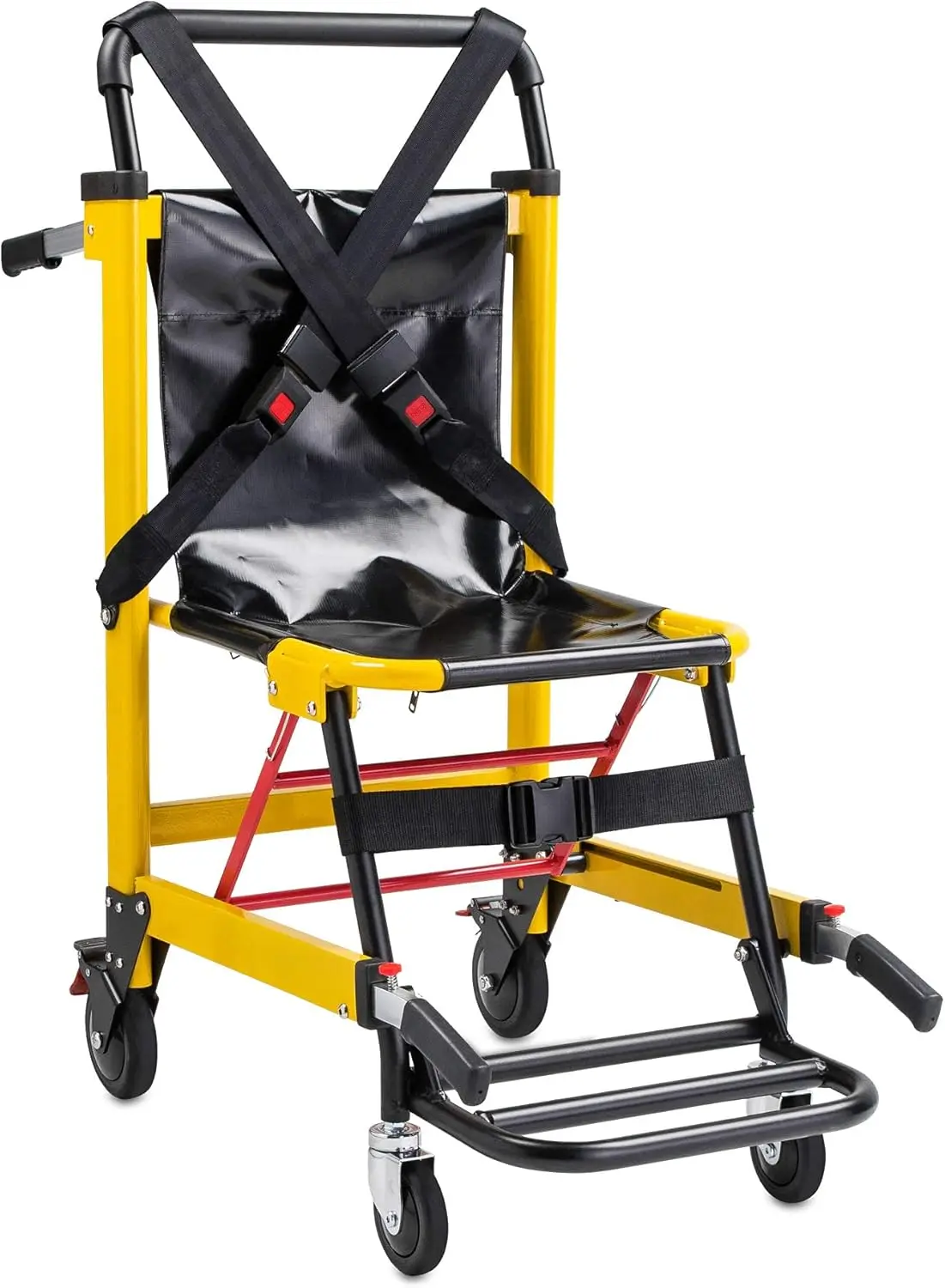 

USA-EMS Mobility Chair-70002-Y Medical Emergency Patient Transfer - 4-Wheel Evacuation Chair - Load Capacity: 400 lb - Yellow.