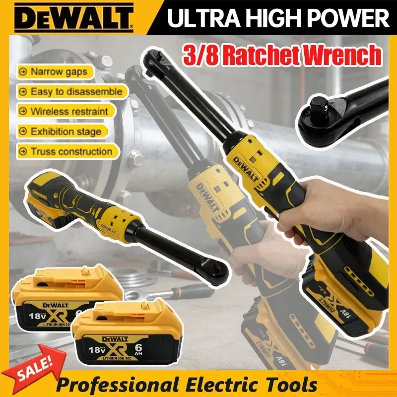 

Электрический гайковерт DEWALT, 6 дюймов, с удлинительной головкой 3/8, для демонтажа гаек, 220 Н·м. Беспроводные электроинструменты M Cordless Drive