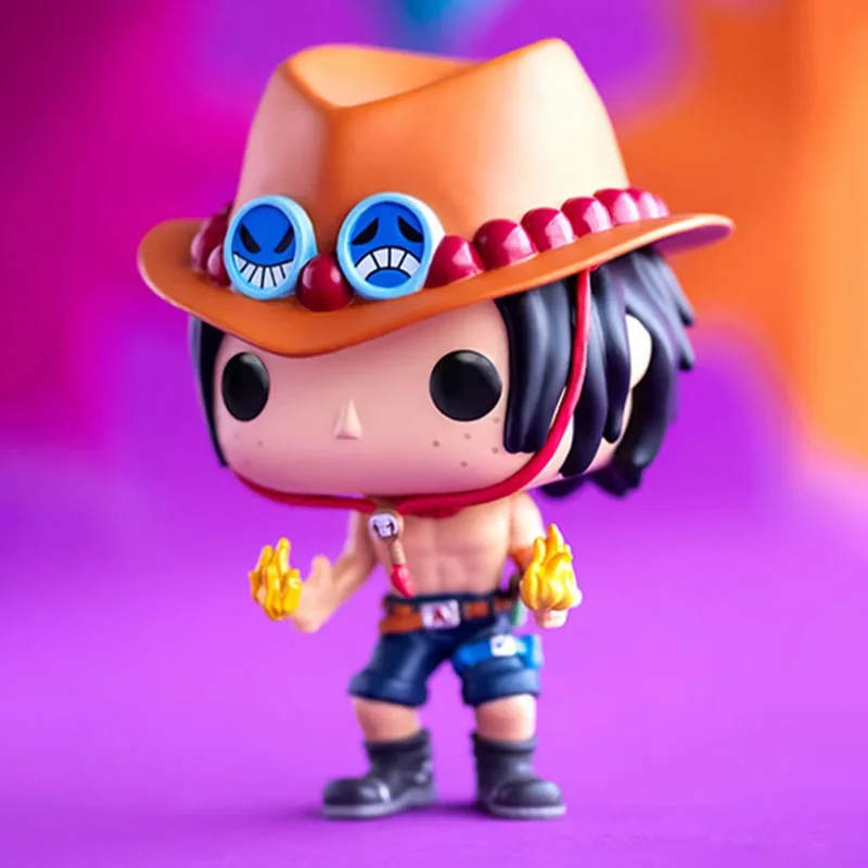 Figurita de vinilo película de dibujos animados de una pieza PortgasD Ace colecciones figura de acción juguete adornos de mesa regalos de cumpleaños para niños