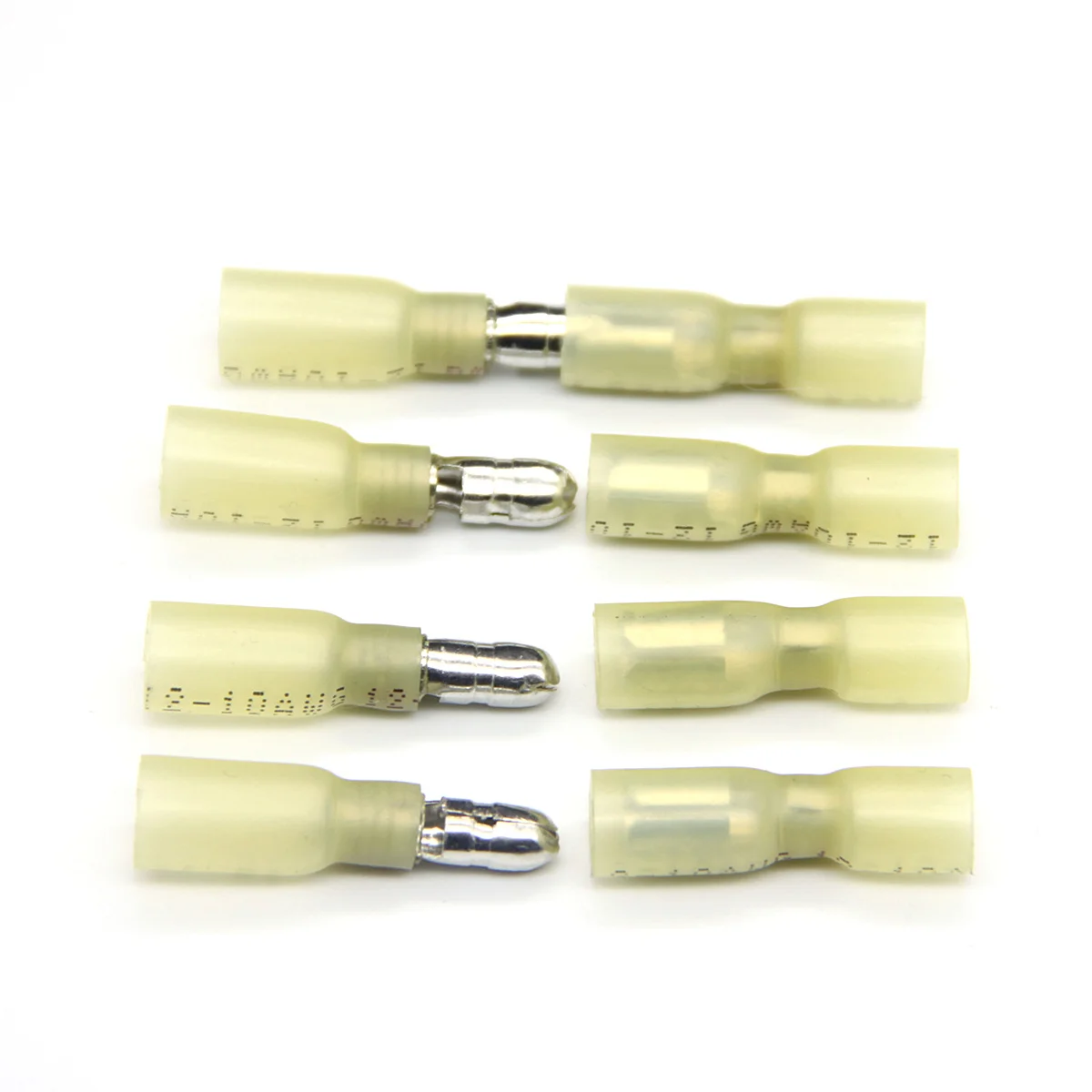 160PCS Heat Shrink Bullet Wire Terminals Butt Female Male Splice Elelctrical Crimp Cable Connector Waterproof Insulated Terminal