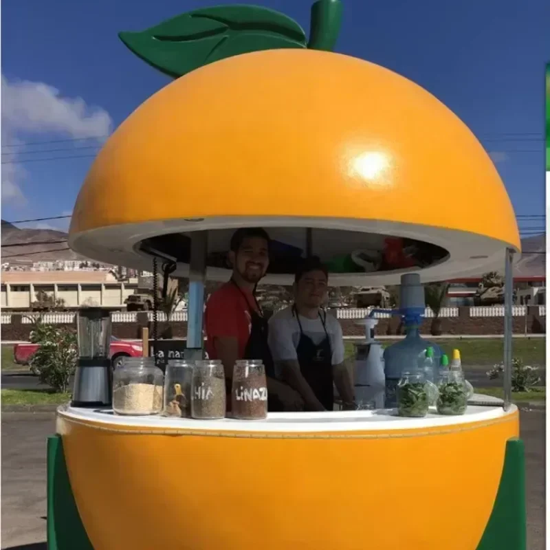 Street food kiosk mobile juice bar