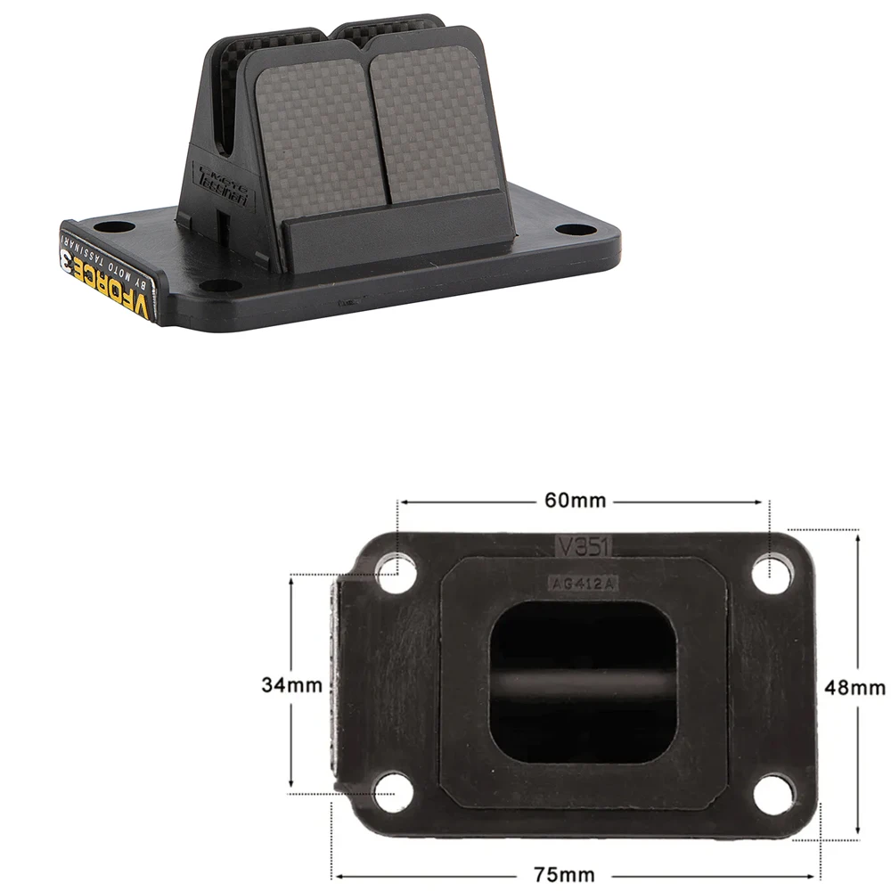 Motorcycle Reed Valve V351b System V Force V-force 3 For SX 65 Minarelli Am6 Reed Block Moto Dirt Bike Accessories