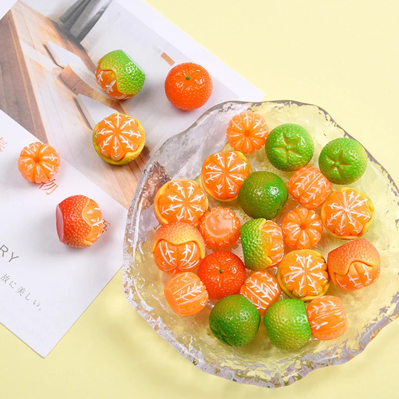 5pcs Orange Fridge Magnet Funny Home DIY Refrigerator Decoration Kitchen Gift Message Board Post Note Cute Creative Sticker