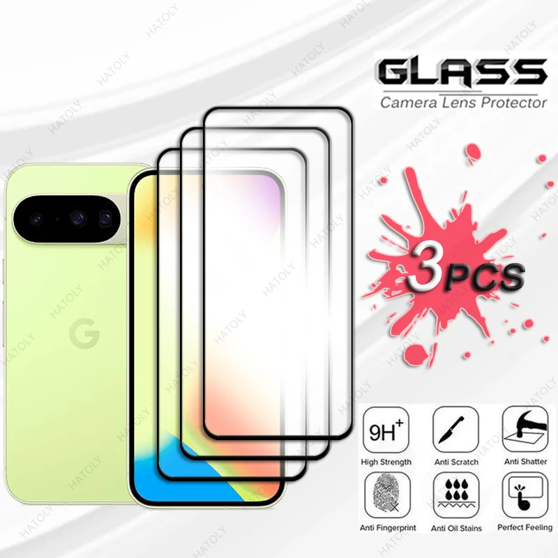 4 قطعة لجوجل بكسل 10 الزجاج الأسود حافة طبقة رقيقة واقية ل بكسل 10 حامي الشاشة الزجاج المقسى حامي عدسة الكاميرا