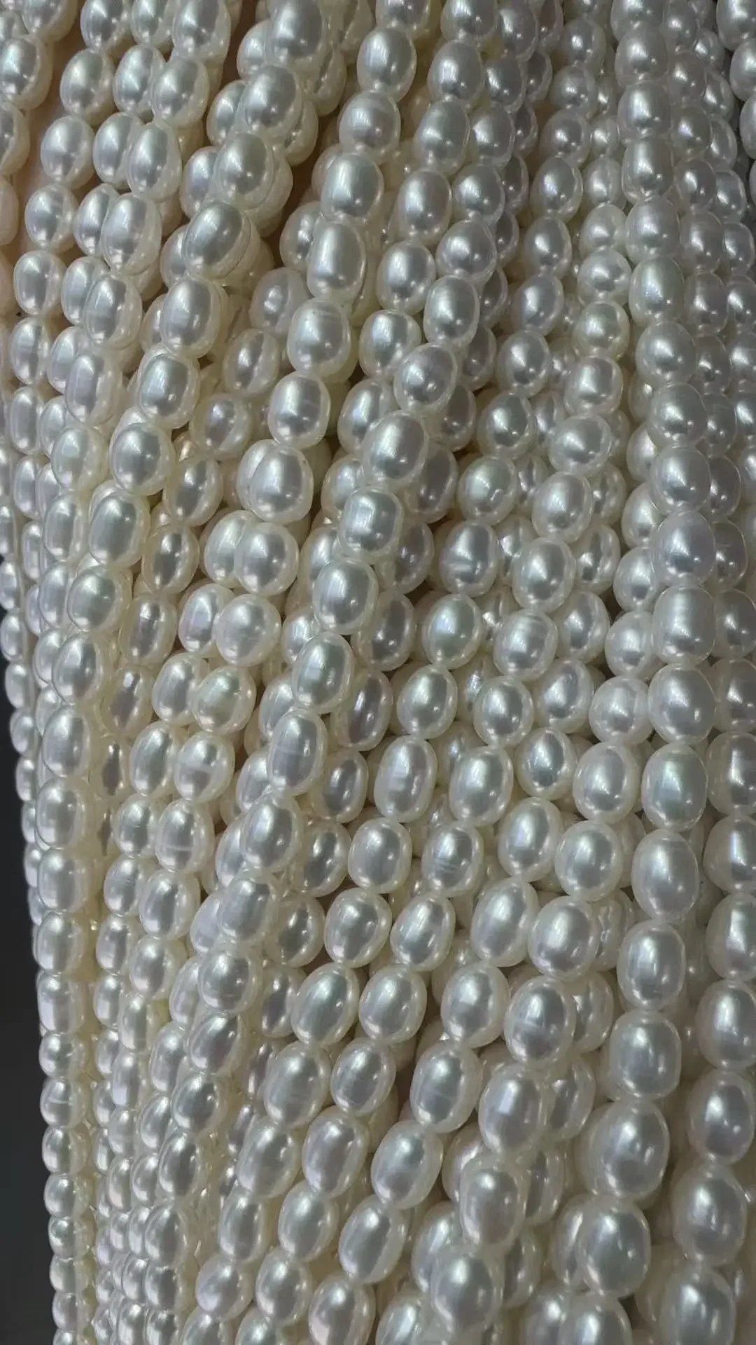 

Natural Freshwater Pearls Rice Shaped Beads High Quality AAA 5-6mm High Gloss for Jewelry Making DIY Necklace Bracelet Accessory