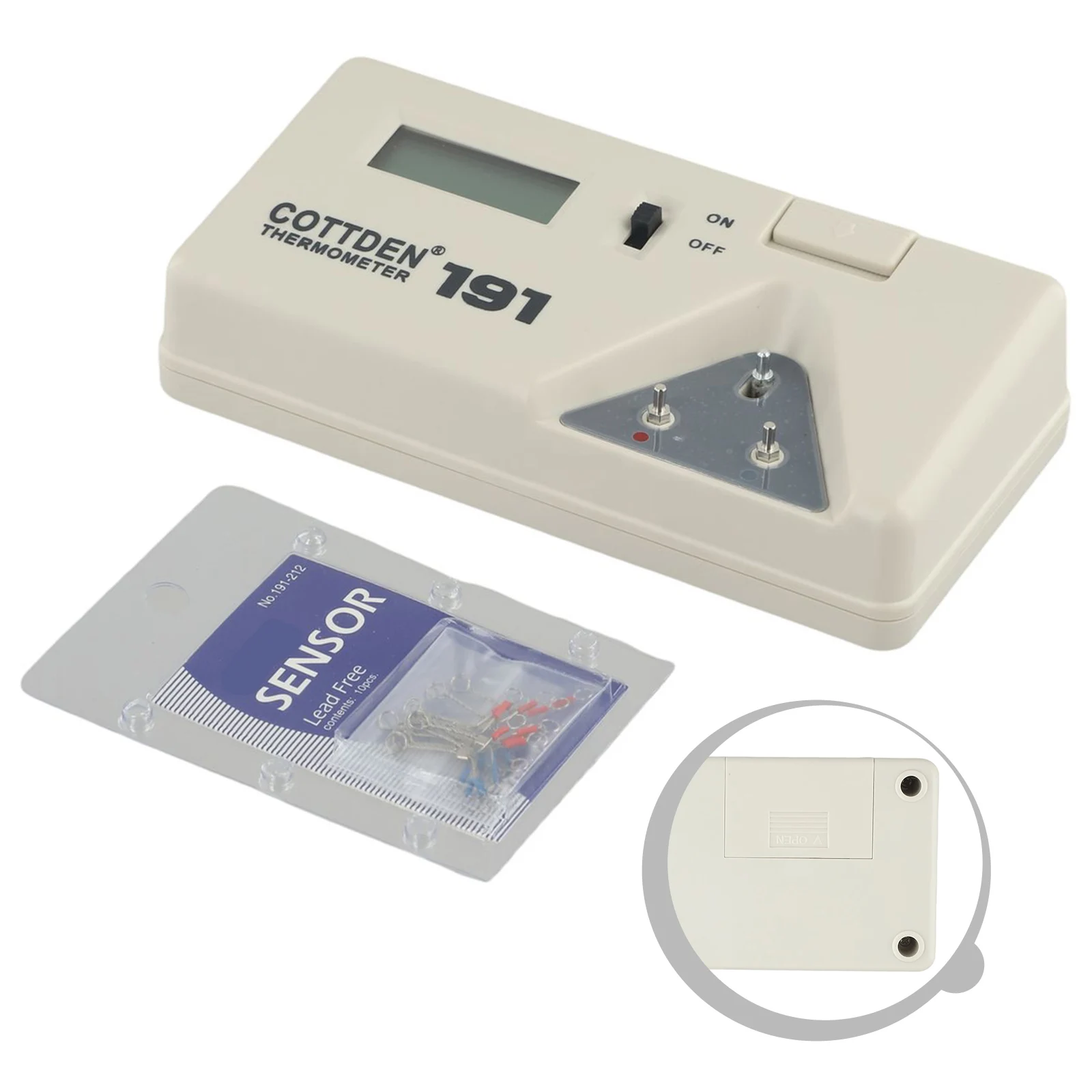 191 LCD Digital Soldering Iron Tip Thermometer Temperature Tester With K Type Wire Sensor For Welding Tool 0-600C Meter