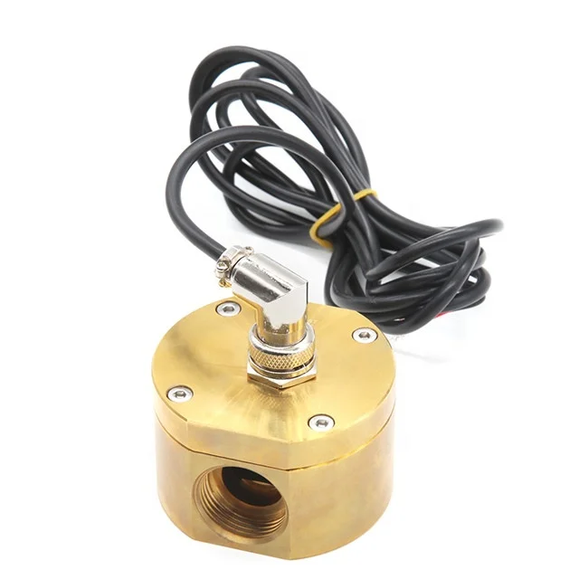 High Quality Gear Sensor OFZAT-06T 3/4'' Female Thread Brass Copper Housing PPS Oval Gears for Oil D iesel Fuel Counter Meter