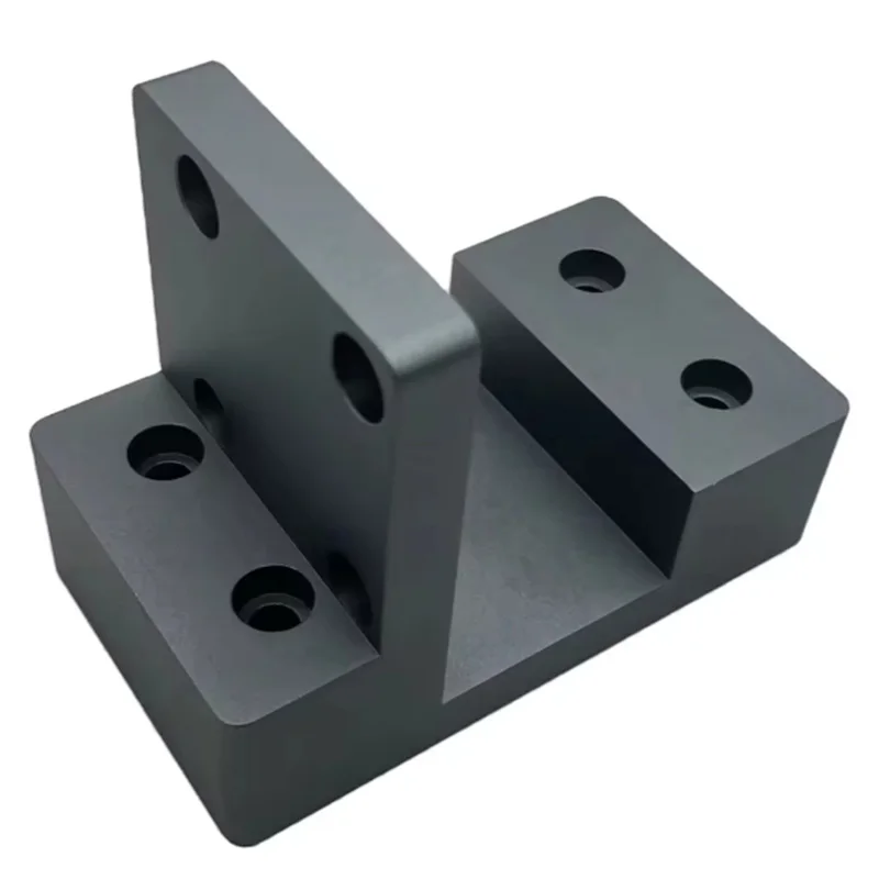 Custom CNC Machined Anodized Aluminum Alloy Mechanical Mounting Bracket for Equipment Fixing Aluminum Parts CNC Milling Service