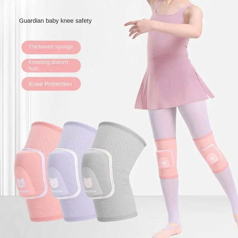 

1Pair Knees Protective Kids Sports Knee Pads Anti Collision Elastic Children Knee Brace Thickened Breathable