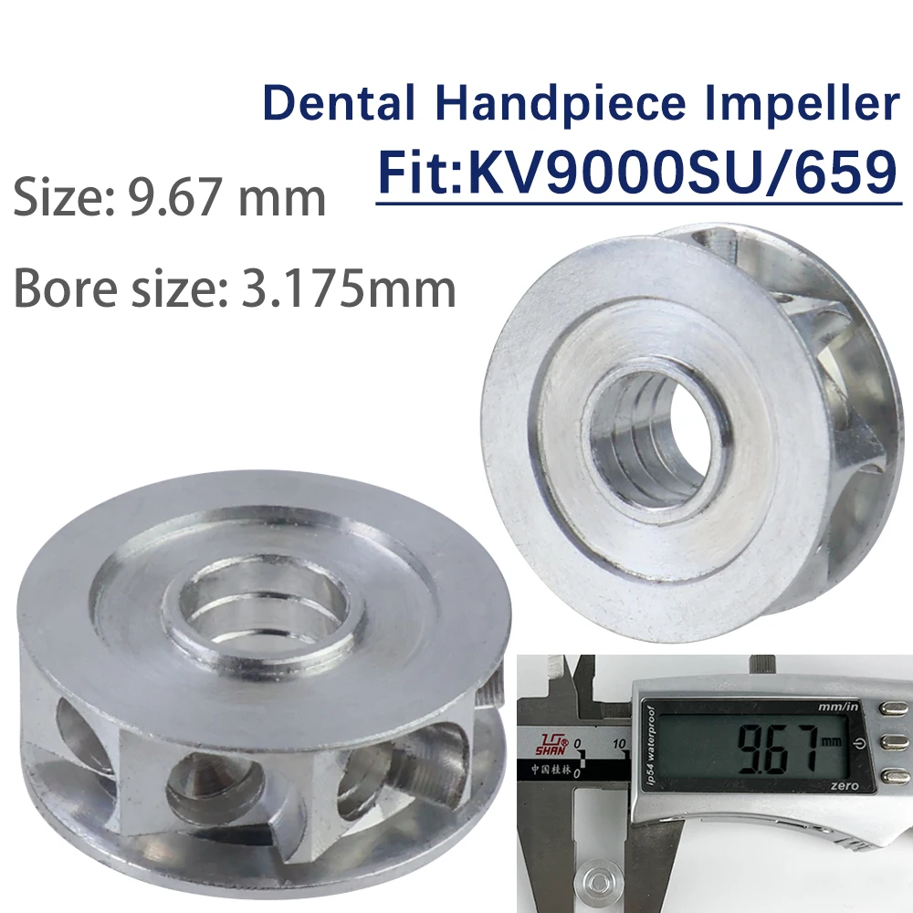 10 قطعة قبضة الأسنان المكره صالح KV 9000SU/659/9000TU نموذج قبضة يد بسرعة عالية الفولاذ المقاوم للصدأ قطع غيار طب الأسنان