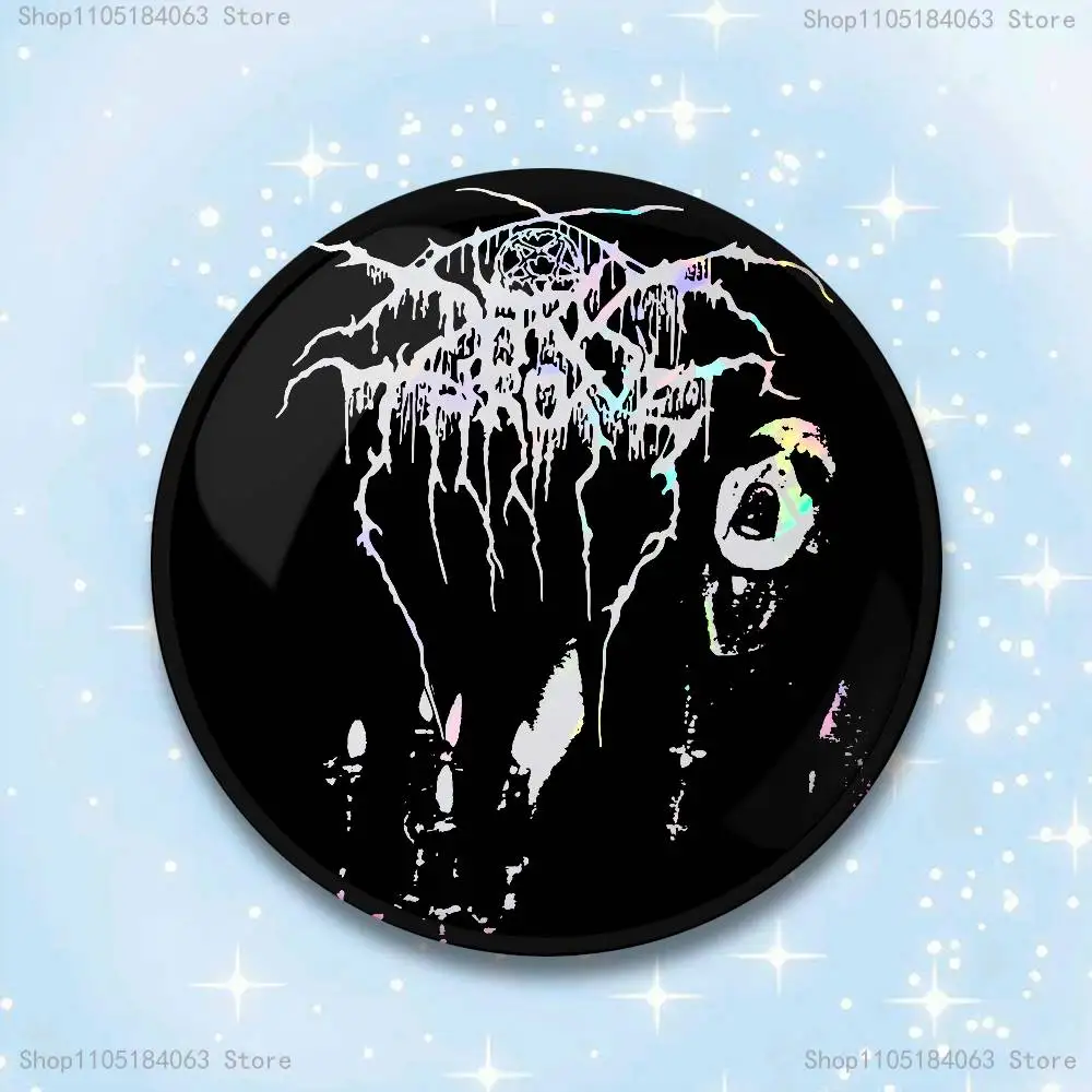 D-Darkthrone Band Badges 25 32 44 58 75 mm Round Cosplay Pin Bag Decor Fans Collect Friends Gifts Brooch Souvenir