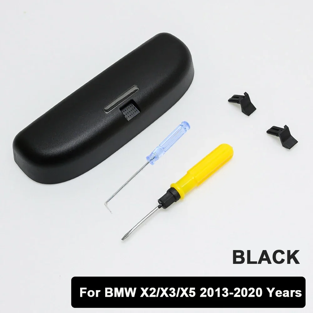 

Car Sunglasses Holder Sun Glasses Box Eyeglasses Case for BMW X1 F48 X3 F25 X5 G05 F10 F11 F20 I3 Acc.