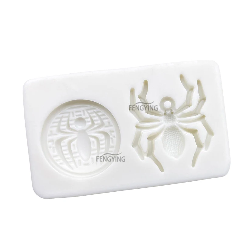 Spider Halloween Silicone Cake Baking Mold Sugarcraft Chocolate Cupcake Resin Tools Fondant Decorating Tools