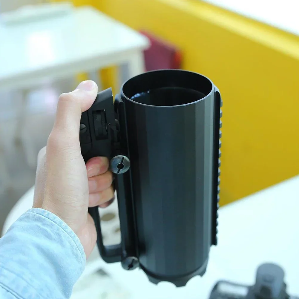 SAT 0.5L Tactical Beer Rail Mug Detachable Carrying Battle Rail Mug Multifunctional Aluminum Alloy Outdoor Hunting Sports Beer