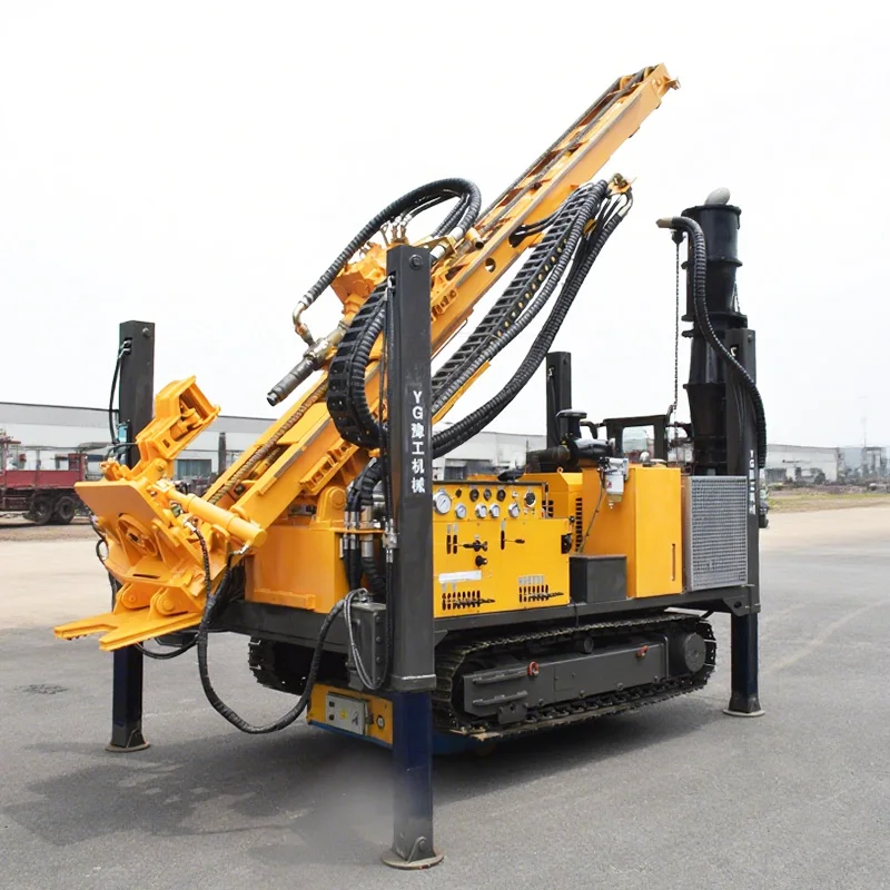 Custom Efficient Crawler Reverse Circulation Drill Rig for Geological Survey Featuring Quick Rod Connect/Disconnect System