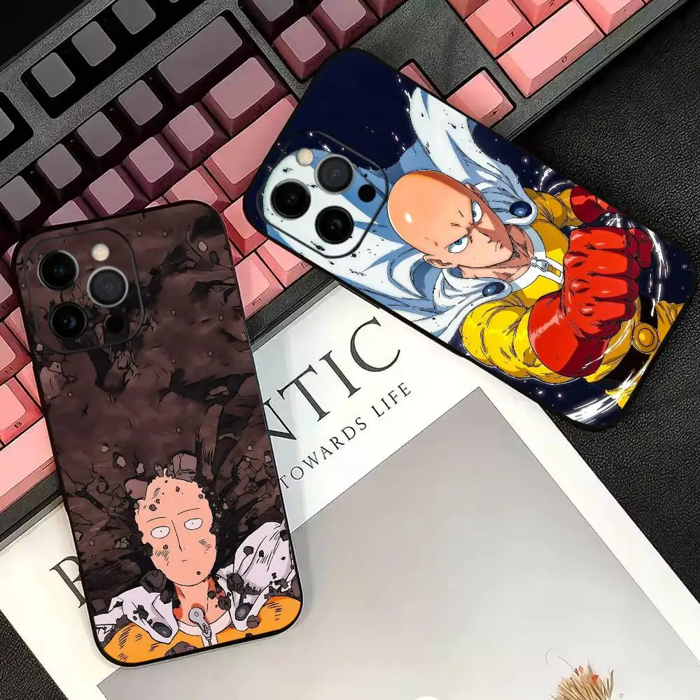 

Punch Man Saitama Phone Case Silicone Soft For IPhone 17 16 15 14 13 12 11 X XR Plus Pro Max Plus