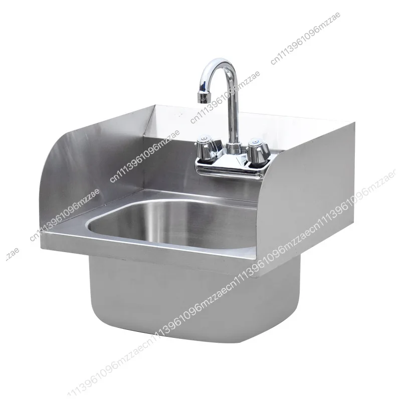 

Stainless Steel Wall-mounted Wash Basin, Laboratory Wall-mounted Wash Basin, Indoor and Outdoor 304 Sink Sink