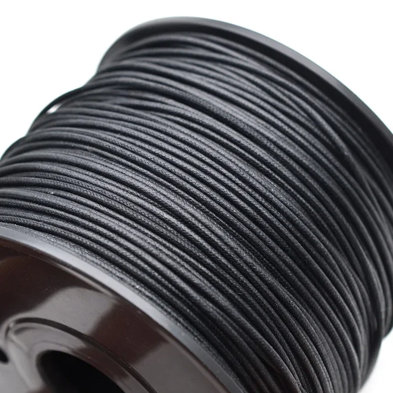 3 Meter Cloth Covered Pre-tinned 7 Strand Pushback Vintage-style Guitar Wire Electric Guitar Instrument Cable Black/White/Yellow