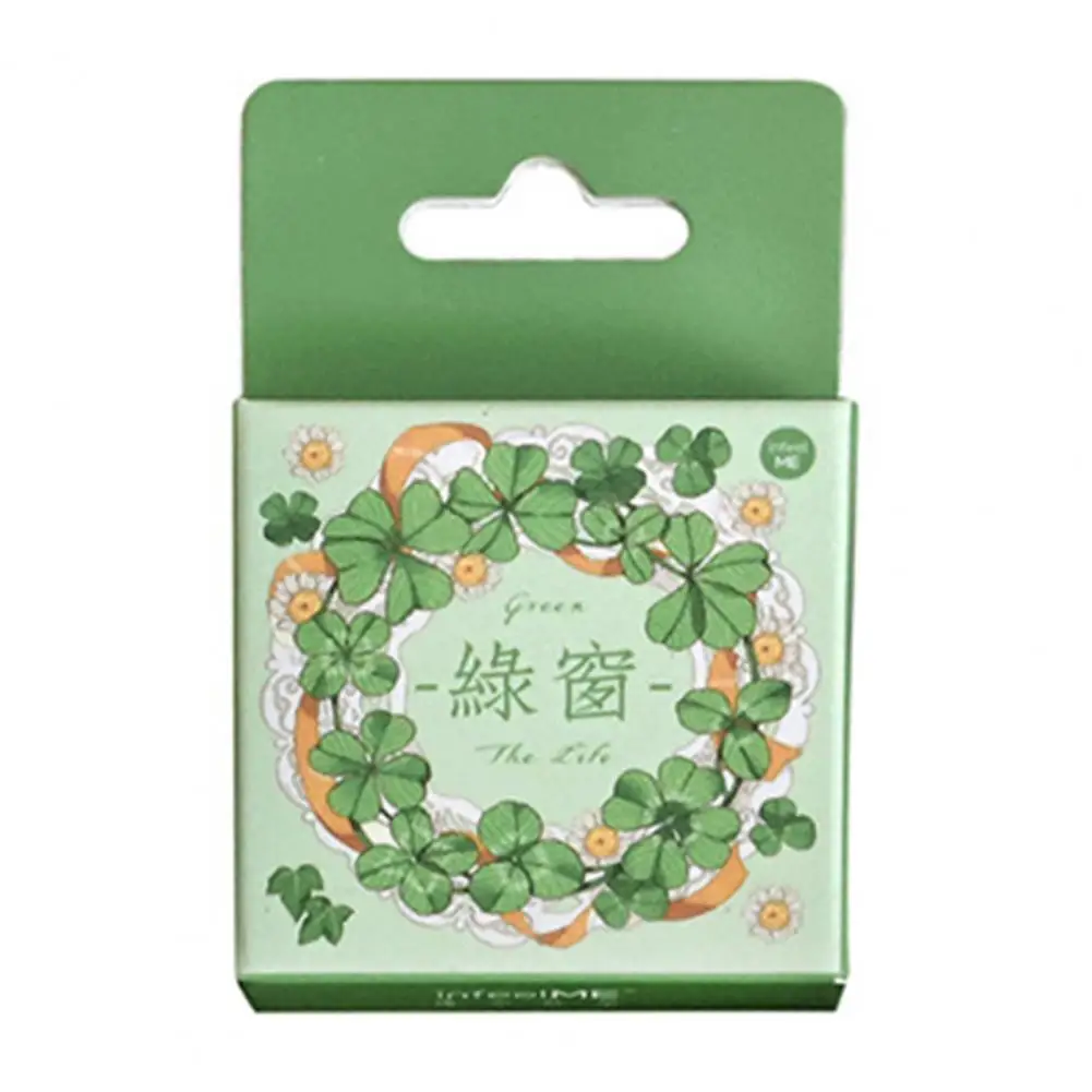 Sealing Stickers Eco-friendly Waterproof Various Patterns Durable Mirror Flower Series Hand Account Scrapbooking Stickers