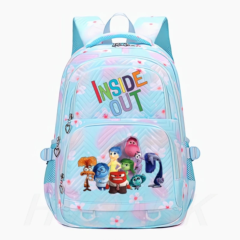 Inside Out 2 Backpacks Kawaii children's schoolbag student burden-reducing large-capacity backpack school supplies