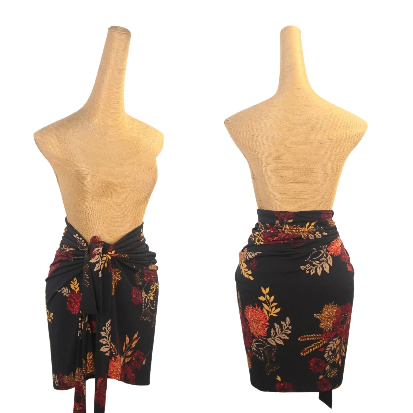 2025 Print Skirt Latin Dance Skirt One Piece Hip Scarf Practice Skirt Chacha Rumba Tango Dance Wear Adult Female Skirts DQL11447