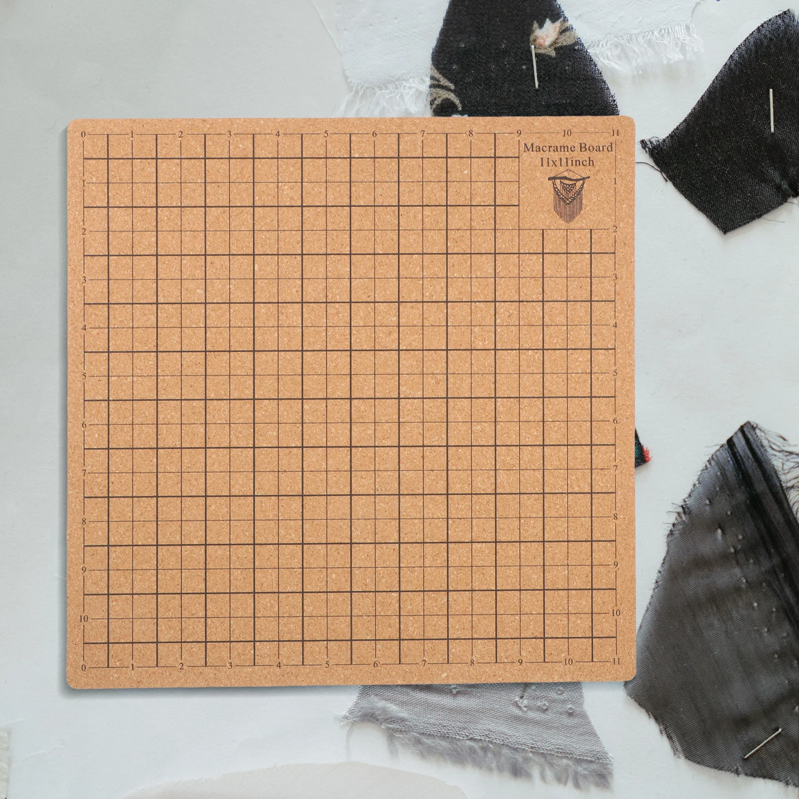 

1Set Cork Soft Mat Macrame Board Braiding Kit for Knotting String Bracelet DIY Craft Supplies Crochet Blocking Weaving Board