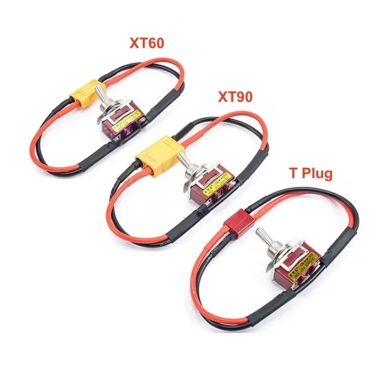 

Large Current High Load Power Supply Switch XT30 XT60 XT90 T Plug Toggle Switches For RC Model ESC Motor Connecting Parts