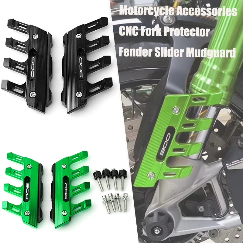 

Motorcycle Accessories CNC Fork Protector Fender Slider Mudguard For kawasaki Z900 Z900Se Z 900 Se 900SE 2017-2024 2025