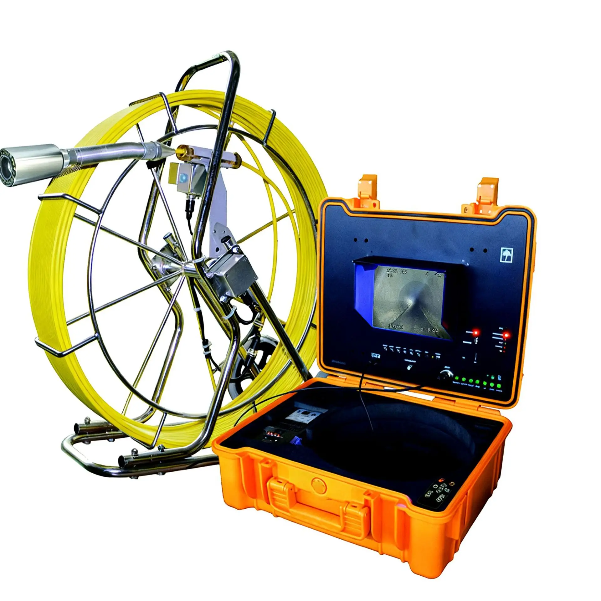 HD Industrial Pipeline Inspection Endoscope Wireless Positioning Photo Video Sewer Waterproof Detector Can Turn
