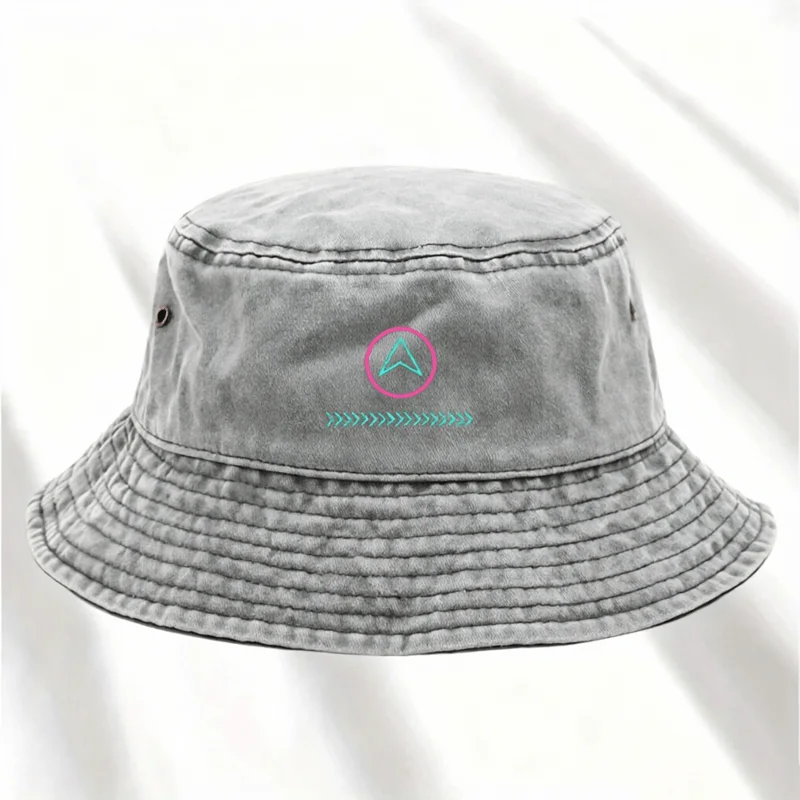 1pc Retro Easy Washed Fisherman Hat, Pattern Print, Vintage Style, Lightweight All-Match Bucket Hat X Fishing Hat X Dad Hat, Uni