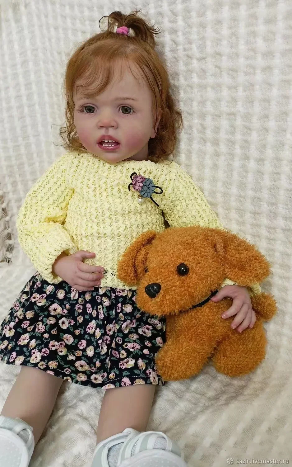 SINO-BB Personalizowana, limitowana edycja 73cm Reborn Baby Wini z ręcznie wszczepionymi włosami, gotowa lalka, prezent na Boże Narodzenie