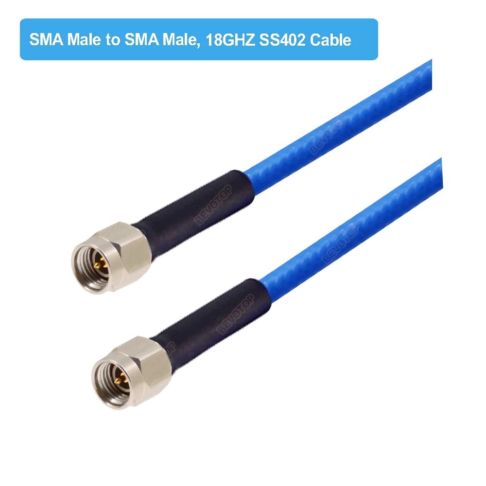 18GHz N Male  to SMA Male Plug SS402 Cable High Quality High Frequency Low Loss Test Cable RF Coaxial Pigtail Jumper