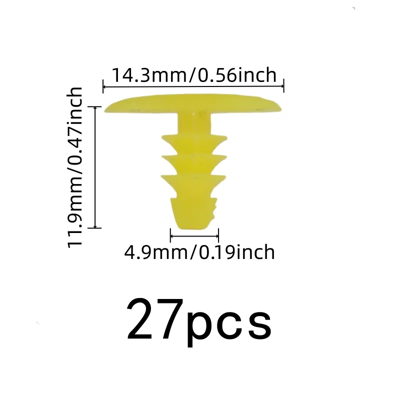 27 pcs Windproof Strip Clips for Frame Seal Fixing, Easy One-Step Install, Durable UV Resistant, also fits Frame Seal Fixing