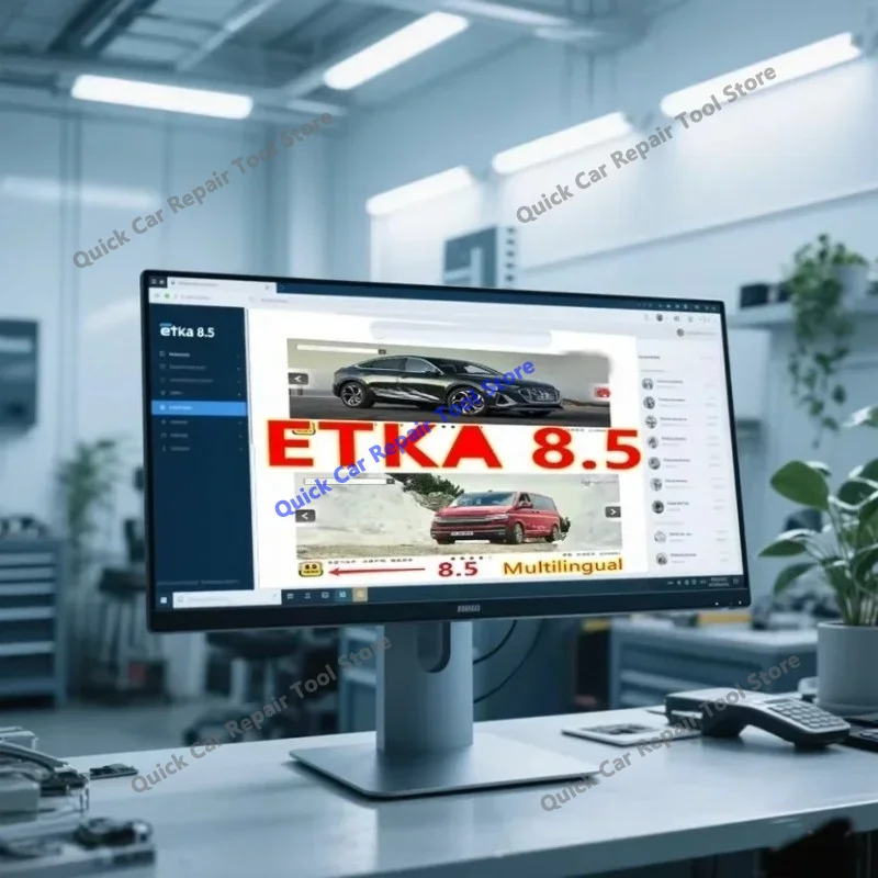 ETK 8.5 Electronic Parts Catalogue for Group Vehicles 2024 Update Compatible with V-W A-udi Sk-oda Dae-woo Vehicle Installation